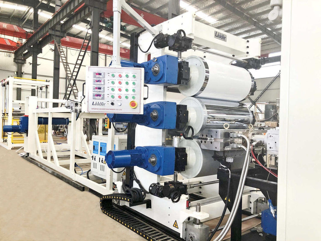 High Speed PET PLA PP PS Sheet Extrusion Line Film Foil Extruder